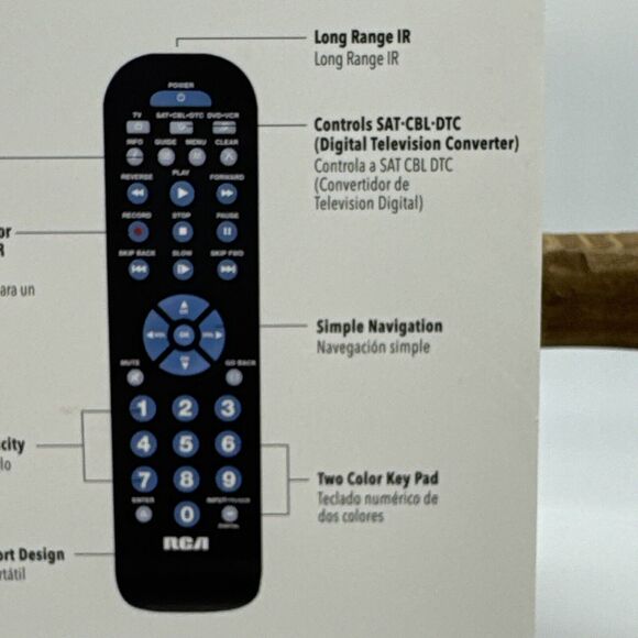 RCA Universal Remote Control 3 Device RCR3273E - Picture 8 of 9